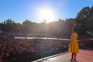 Minister Kitir haar aanwezigheid in New York stond in het teken van sociale bescherming. 