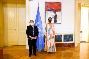 Le ministre Kitir rencontre la Commissaire aux droits de l'homme Michelle Bachelet